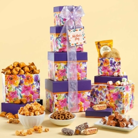Mothers Day Floral Gift Tower