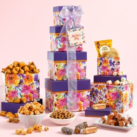 Mothers Day Floral Gift Tower