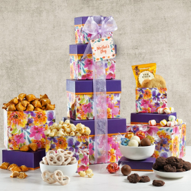 Mothers Day Floral Gift Tower