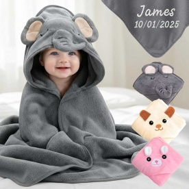 Personalized Baby Hooded Towel
