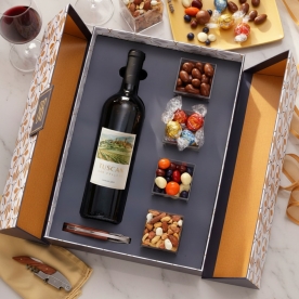 Premium Wine & Chocolate  Gift Box