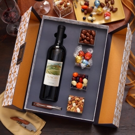 Premium Wine & Chocolate  Gift Box