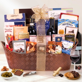 Supreme Delight Wine Gift Basket