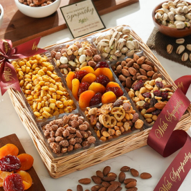 Sympathy Dried Fruit Collection Gift Tray