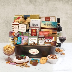 Thank You Signature Wine Gift Basket
