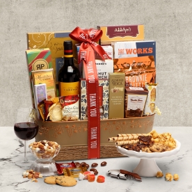 Thank You Wine Delights Gift Basket