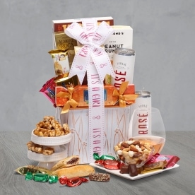 Baby Girl Rose Gift Basket