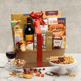 Wine Delights Gift Basket