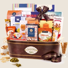With Sympathy Signature Gift Basket