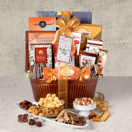 Buy our grand gourmet mother's day gift basket at