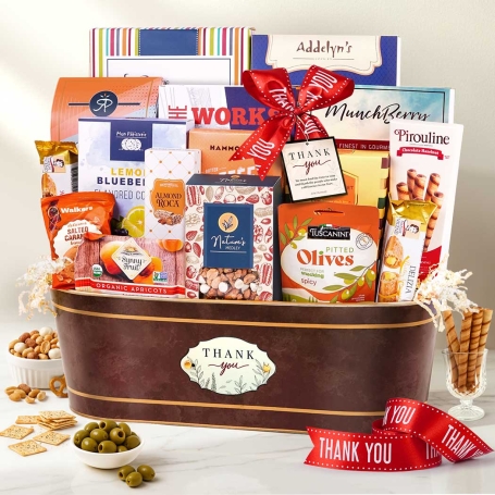 Buy our thank you signature gift basket at