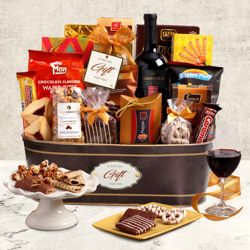 >Upscale Presentations Wine Basket