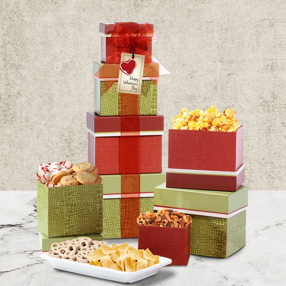 >Valentine Thinking of You Gift Tower