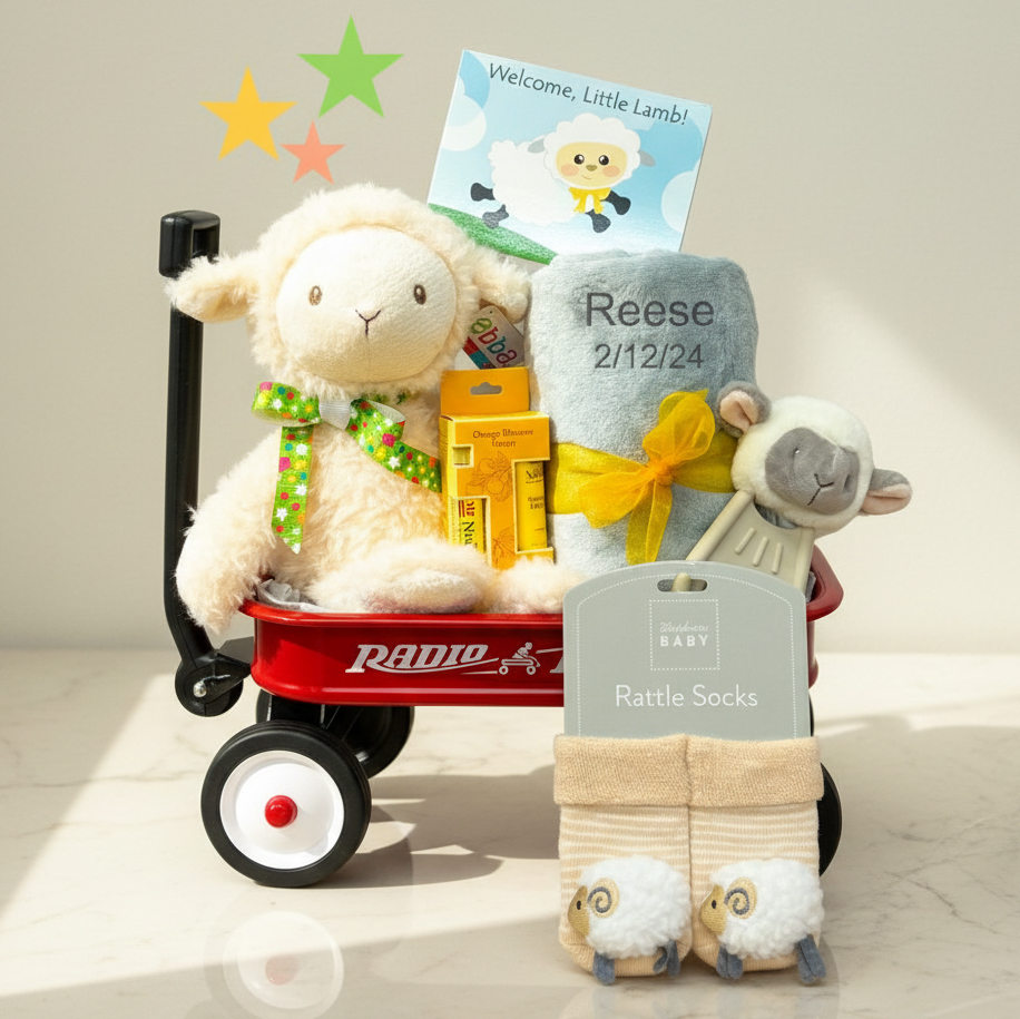 Welcome Little Lamb Wagon