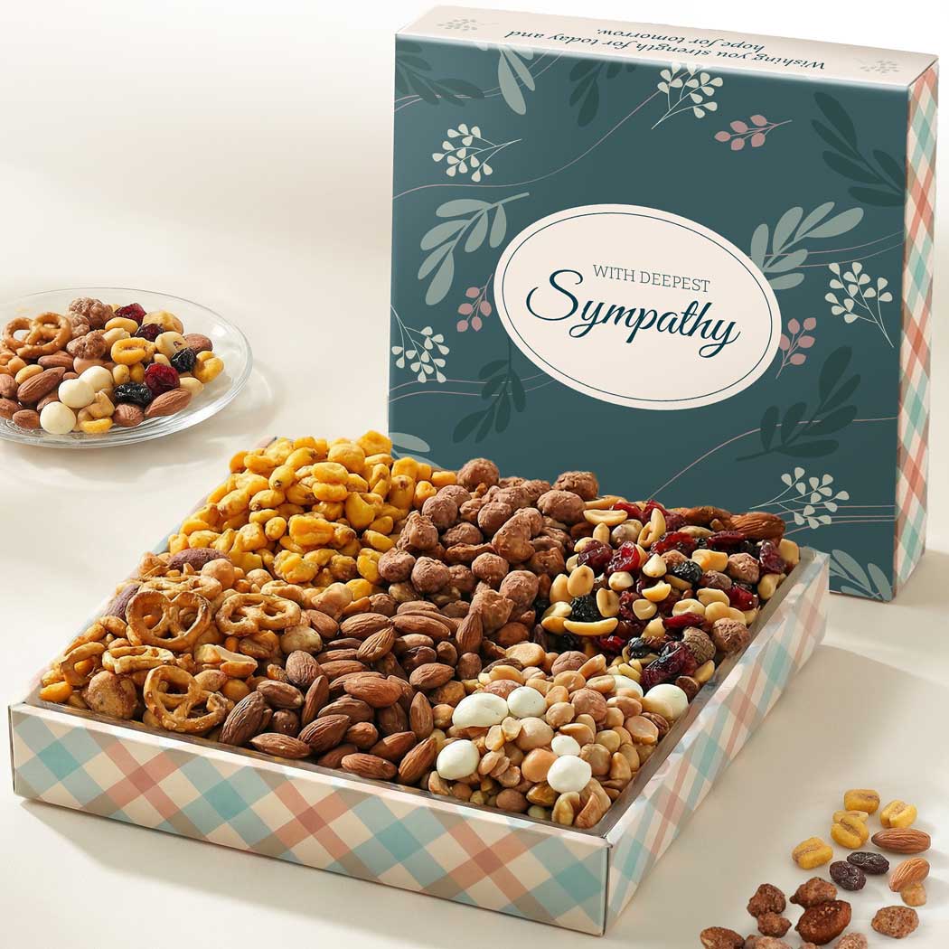 With Sympathy Roasted Nut Assortment