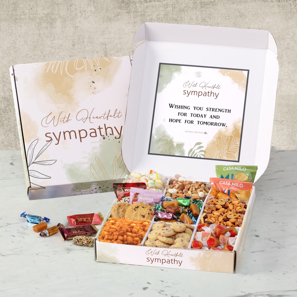 >With Sympathy Sectional Gift Box